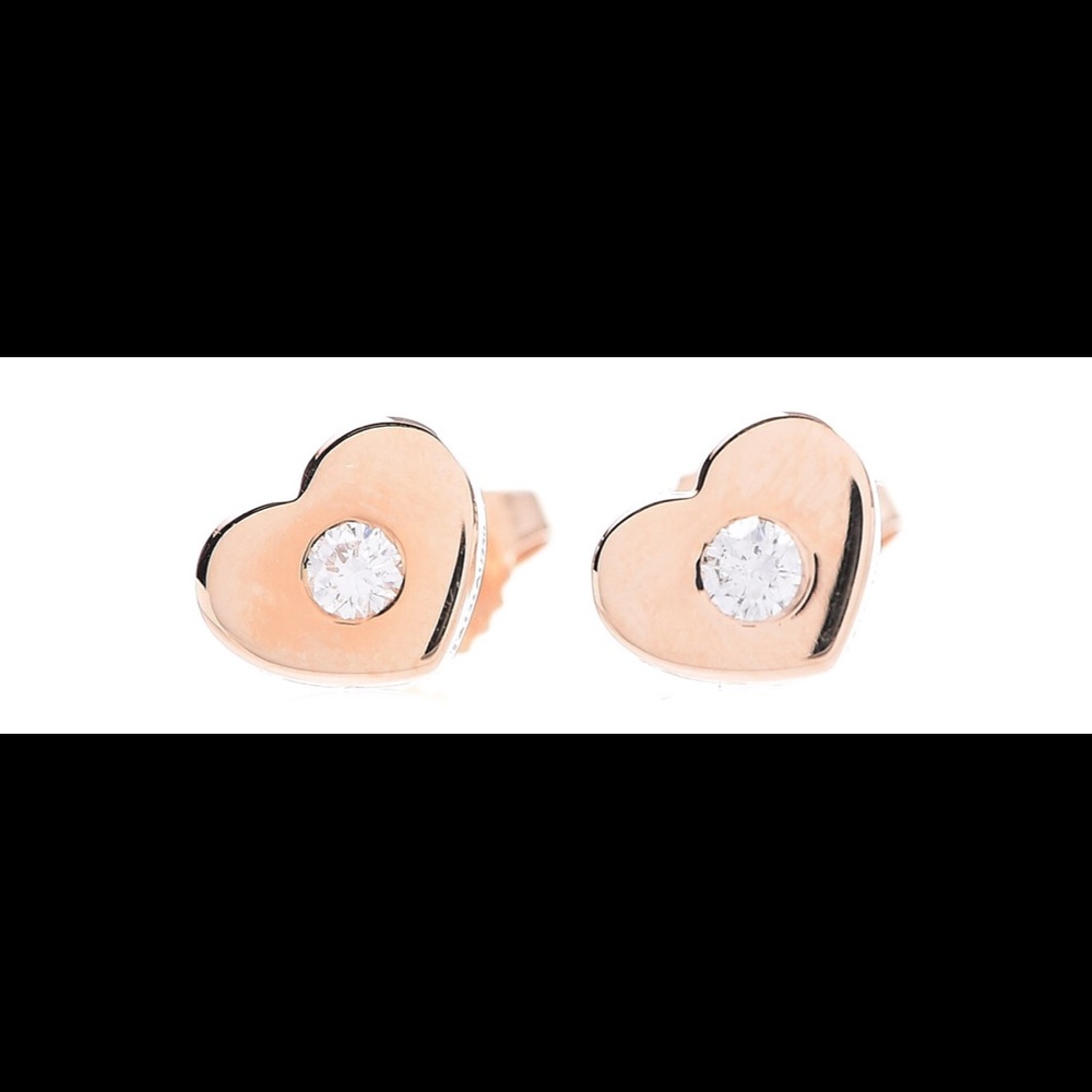 Authentic Tiffany Earrings 18k Rose Gold